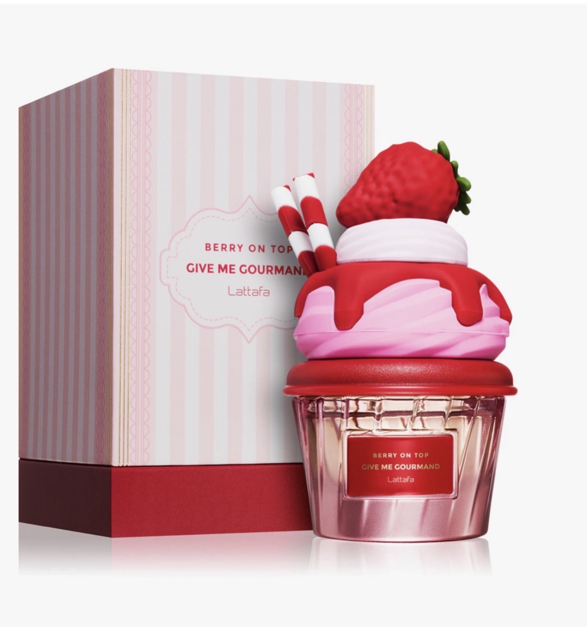 Lattafa Berry On Top — Give Me Gourmand perfume bottle