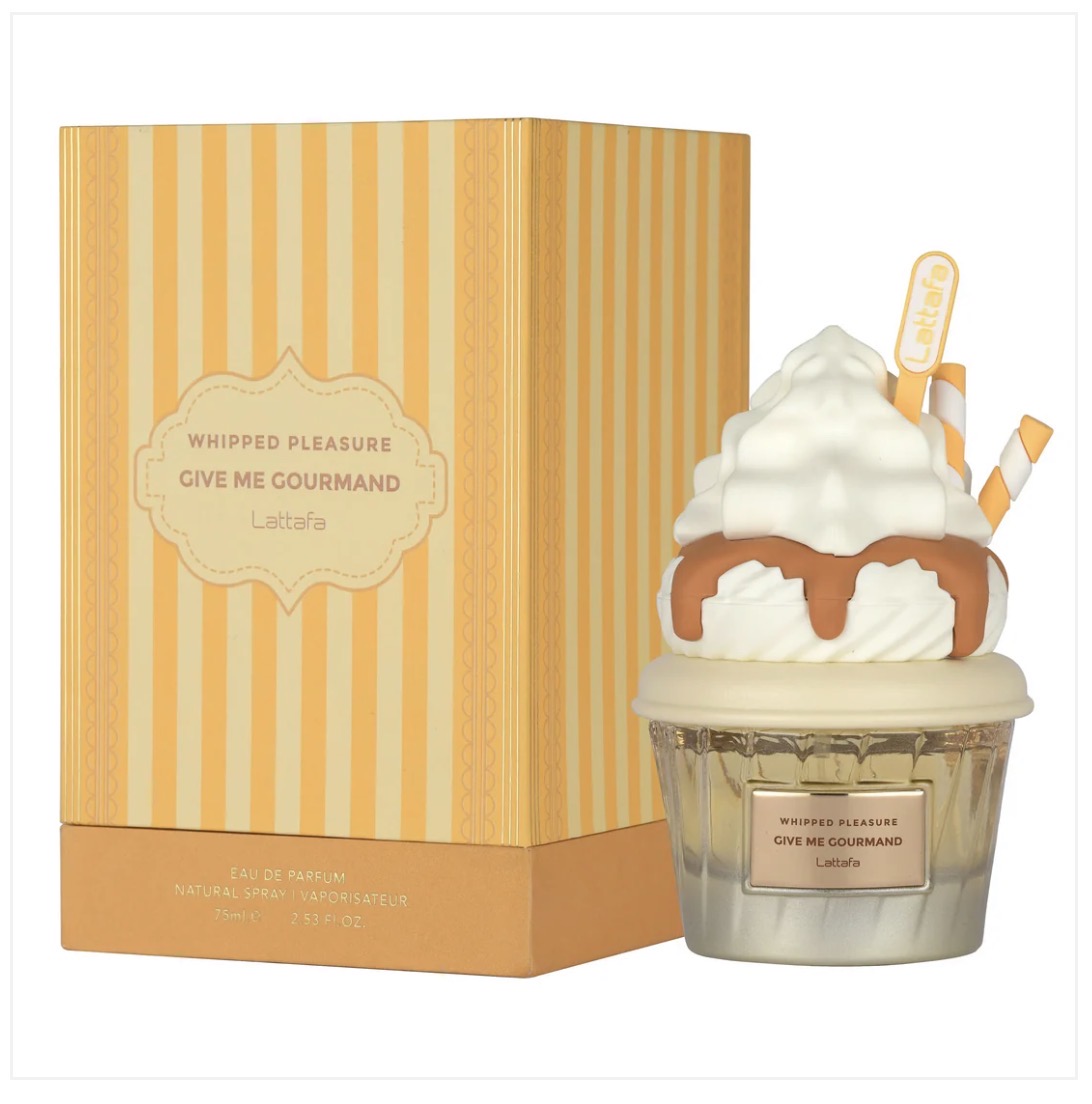 Lattafa Whipped Pleasure — Give Me Gourmand perfume bottle