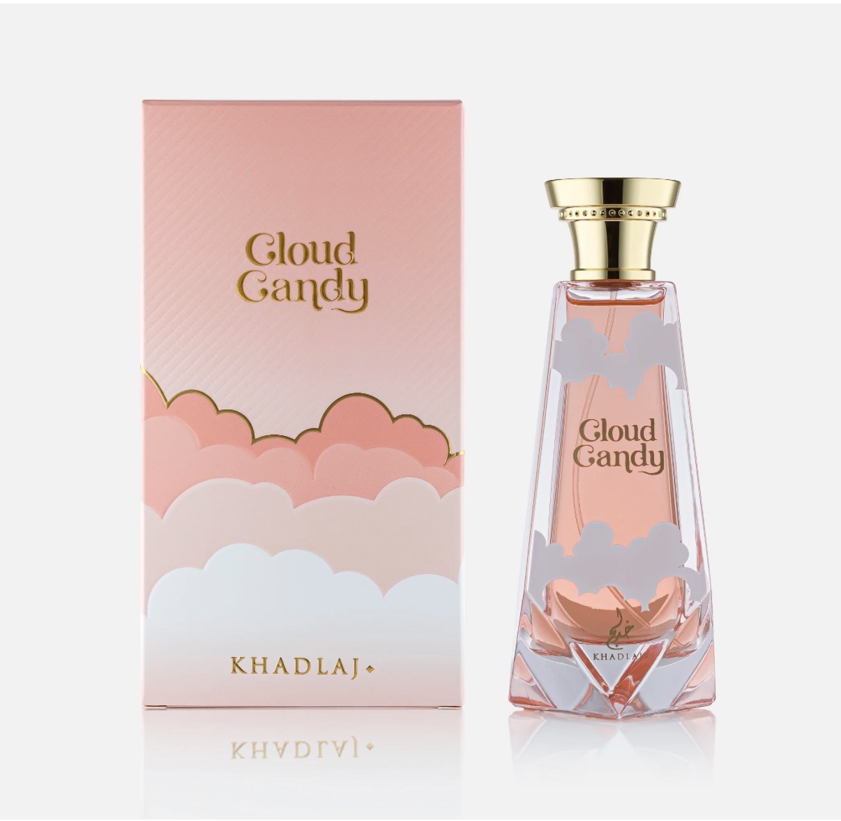 Khadlaj Cloud Candy perfume bottle